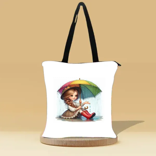 I_Lave_Rain_Zipper_Tote_Bag