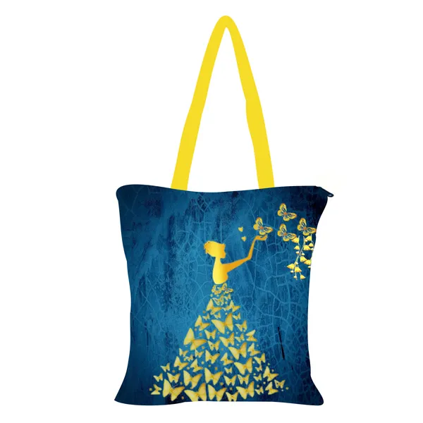 Golden_Angel_Zipper_Tote_Bag_|_Premium_Canvas_Tote_Bag_for_Everyday_Use