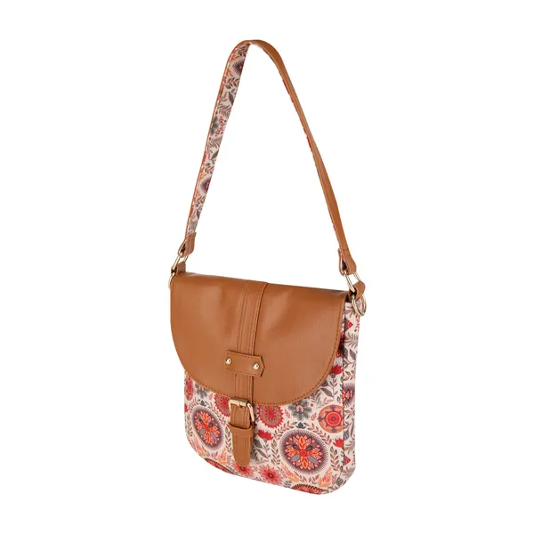 Multicolor_Canvas_Medallion_Flap_Sling_Bag_For_Women_(10_X_10_X_2_In)