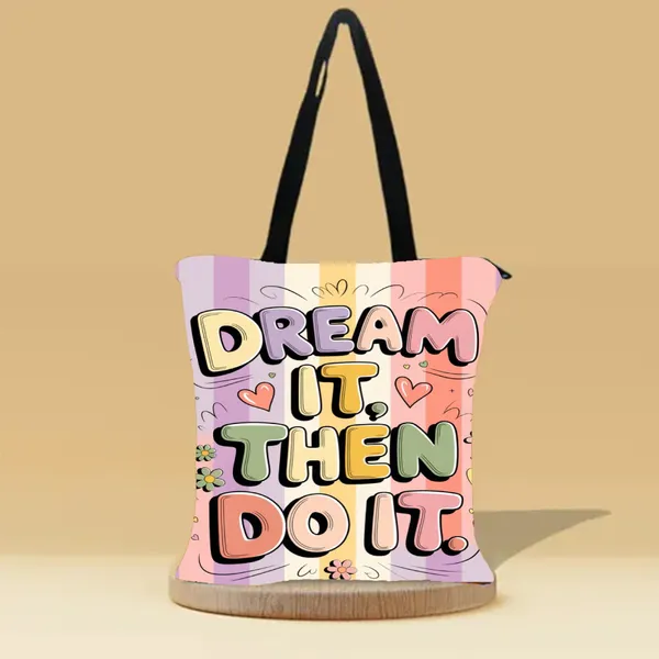 Dream_&_Smile_Tote_Combo_-_Dream_It_+_Winky_Girl_Tote_Bags(Pack_of_2)