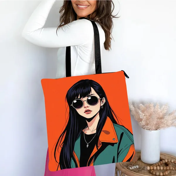 Urban_Lady_Zipper_Tote_Bag_|_Premium_Canvas_Tote_Bag_for_Everyday_Use