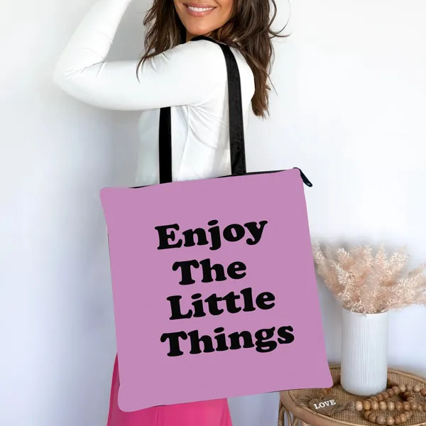 Enjoy_Little_Things_Zipper_Tote_Bag_|_Premium_Canvas_Tote_Bag_for_Everyday_Use