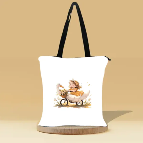 I_Love_Bicycle_Zipper_Tote_Bag