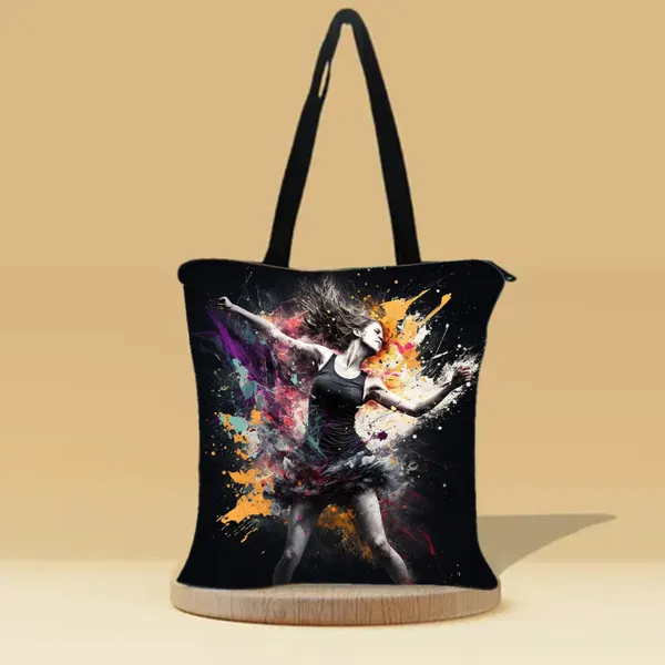 The_Dance_Zipper_Tote_Bag