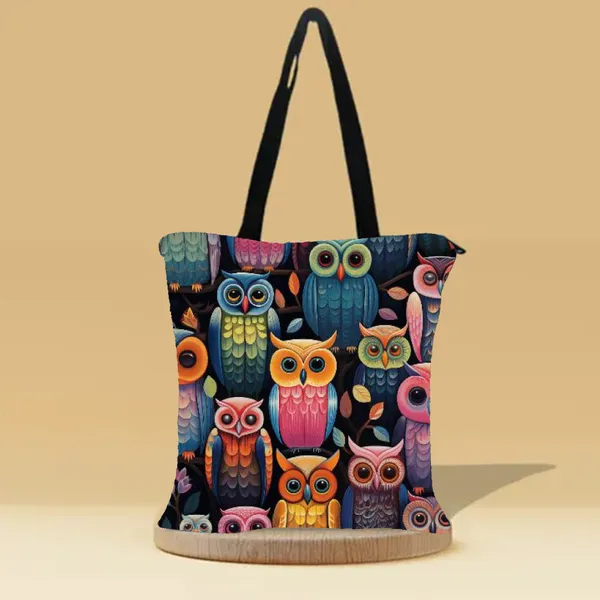 Beautiful_Owls_Zipper_Tote_Bag