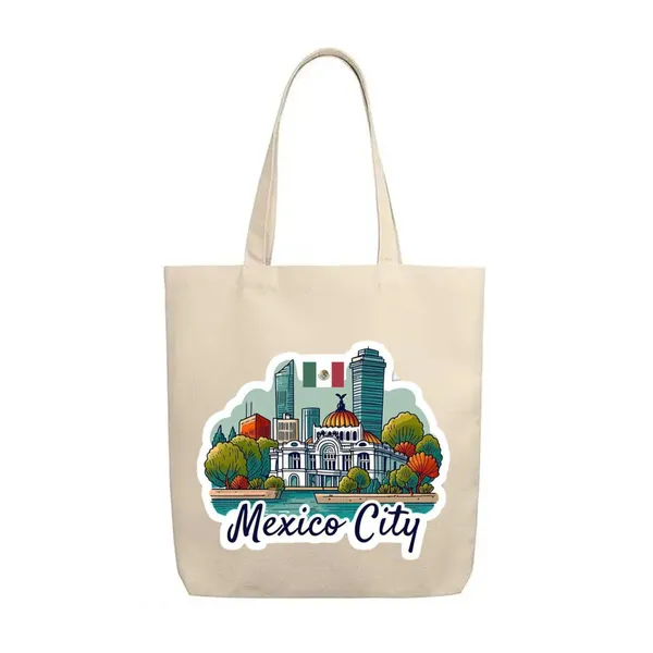 Maxico_City_White_Tote_Bag_|_Premium_Canvas_Tote_Bag_for_Everyday_Use