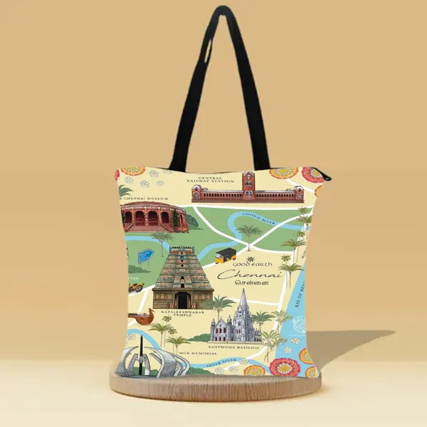 Incredible_Chennai_Zipper_Tote_Bag