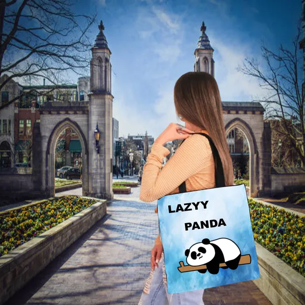 Lazy_Panda_Zipper_Tote_Bag_|_Premium_Canvas_Tote_Bag_for_Everyday_Use