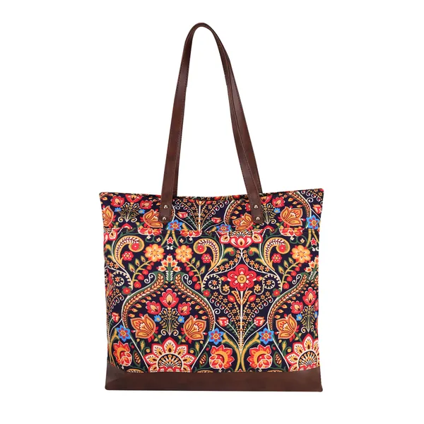 Multicolor_Canvas_Damask_Tote_For_Women_(15_X_18_X_5_In)