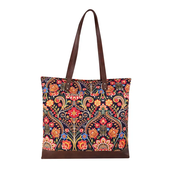 Multicolor_Canvas_Damask_Tote_For_Women_(15_X_18_X_5_In)
