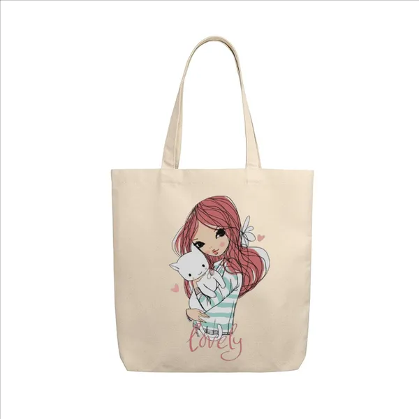Cute_Girl_White_Tote_Bag_|_Premium_Canvas_Tote_Bag_for_Everyday_Use