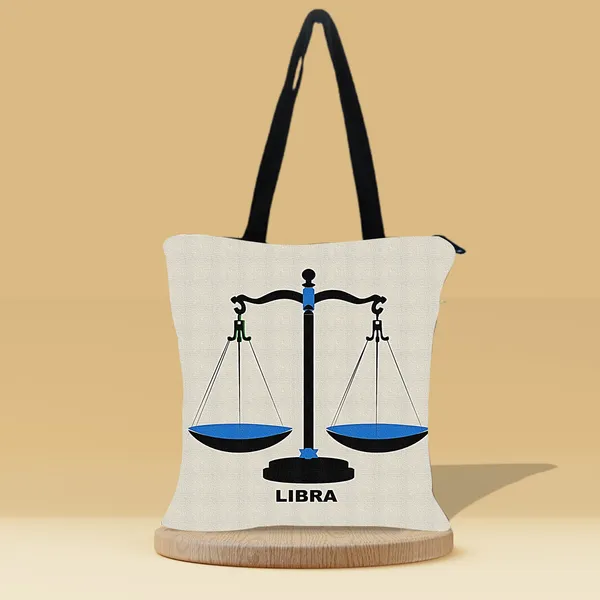 Libra_Zipper_Tote_Bag_|_Premium_Canvas_Tote_Bag_for_Everyday_Use