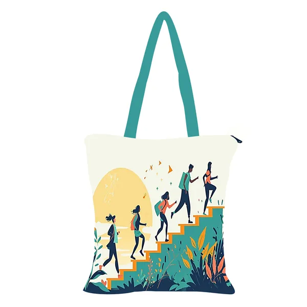 Success_Story_Zipper_Tote_Bag_|_Premium_Canvas_Tote_Bag_for_Everyday_Use