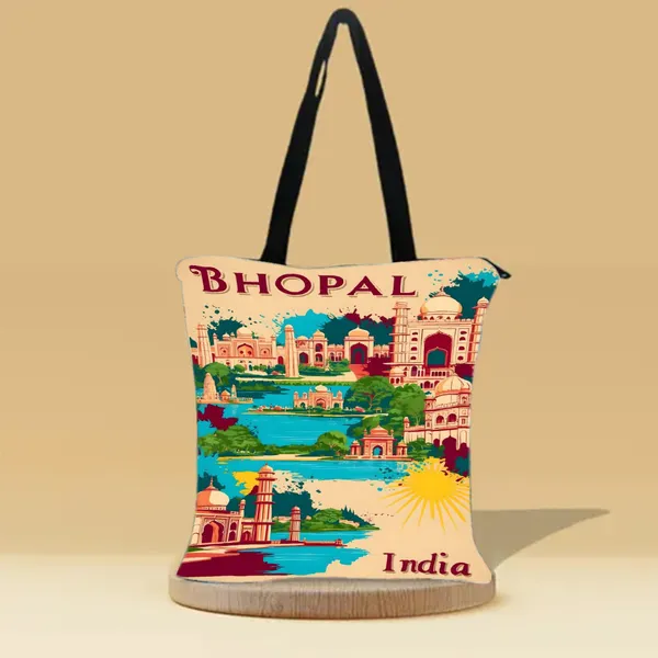 Incredible_Madhya_Pradesh_Zipper_Tote_Bag