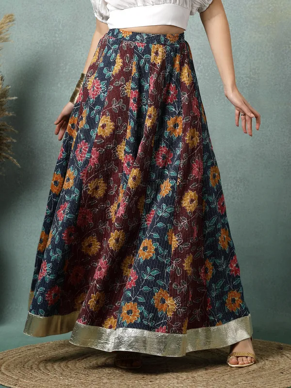 Multicolor_Khadi_Cotton_Multi_Prints_Rounded_Ankle_Length_Skirts_For_Women