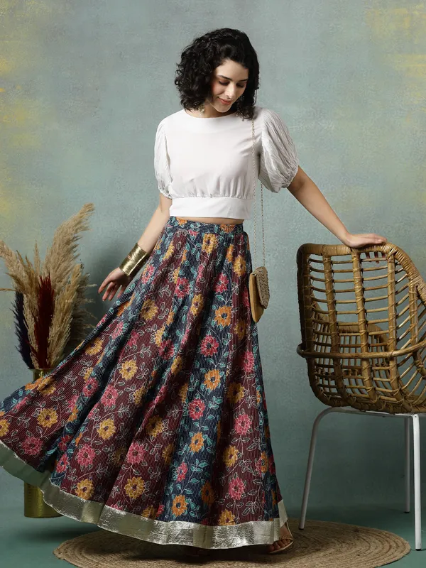Multicolor_Khadi_Cotton_Multi_Prints_Rounded_Ankle_Length_Skirts_For_Women