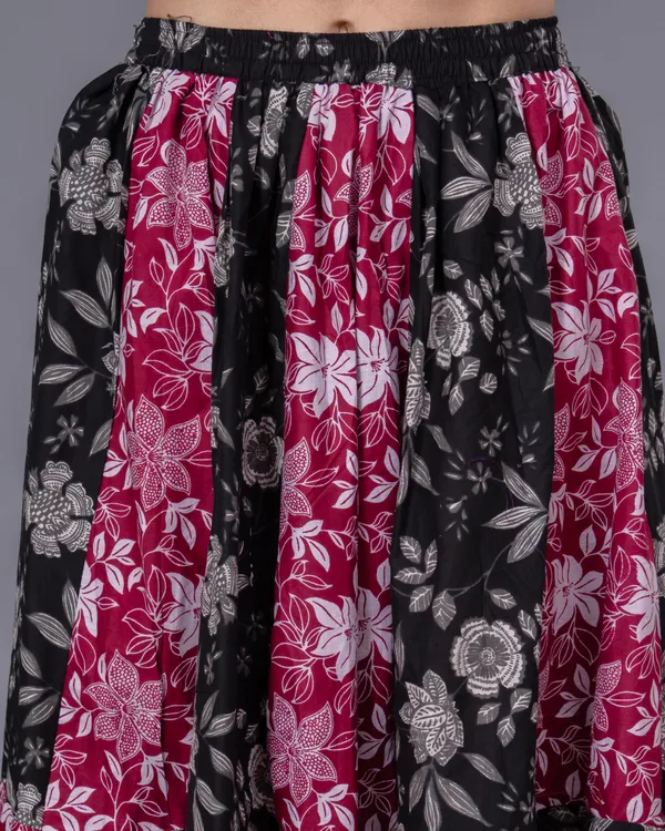 Multicolor_Cotton_Procian_Print_Anckle_Length_Skirts_For_Women
