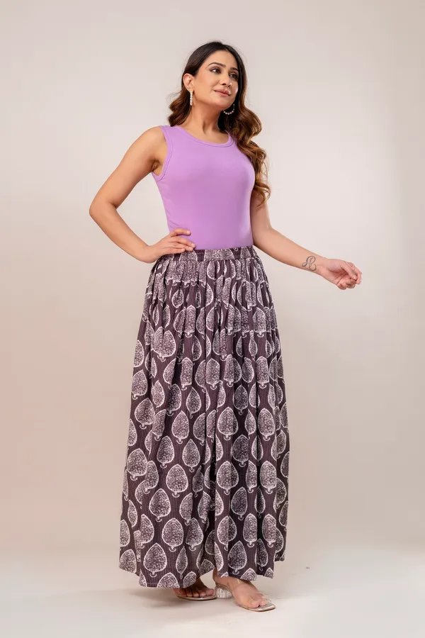 Grey_Cotton_Procian_Print_Anckle_Length_Skirts_For_Women