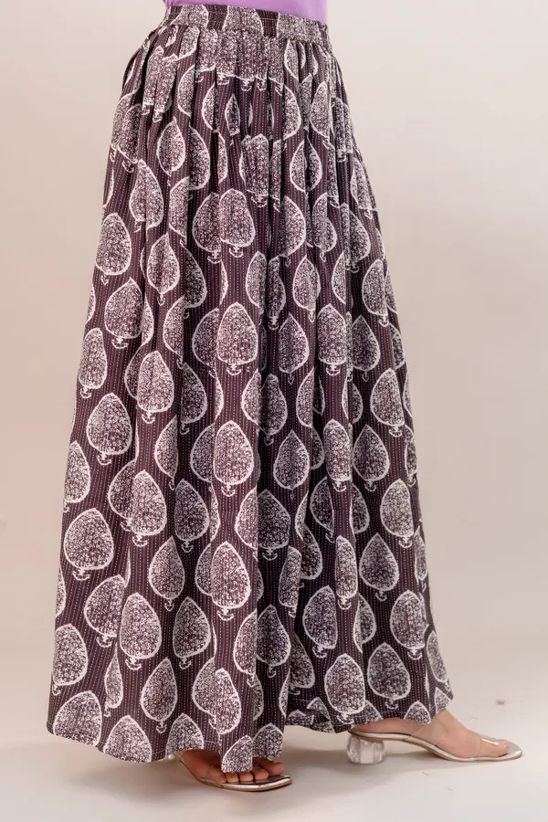 Grey_Cotton_Procian_Print_Anckle_Length_Skirts_For_Women