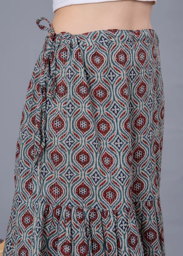 Grey_Cotton_Procian_Print_Anckle_Length_Skirts_For_Women