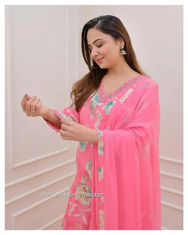Pink_Rayon_Digital_Print_Kalf_Length_Dupata_Sets_For_Women