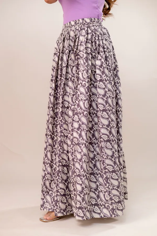 Grey_Cotton_Procian_Print_Anckle_Length_Skirts_For_Women