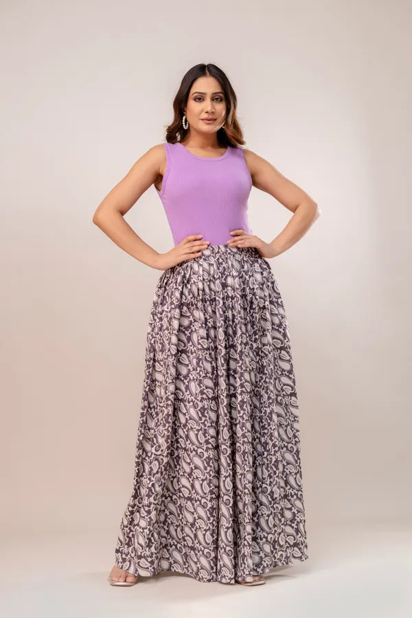 Grey_Cotton_Procian_Print_Anckle_Length_Skirts_For_Women