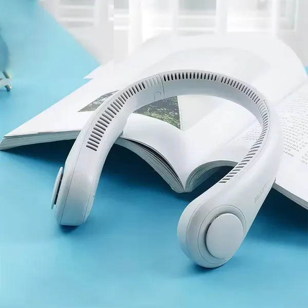 Stay_Cool_Anywhere_Bladeless_Neck_Fan_With_4_Hour_Chill_&_3_Speed_Breeze_(White)