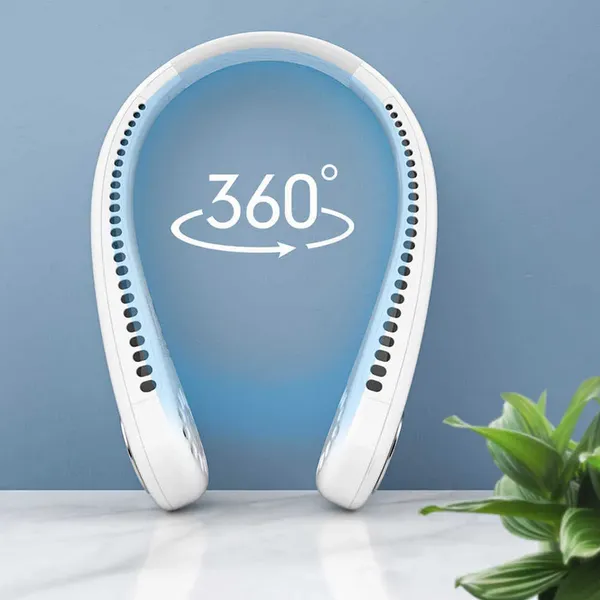 Stay_Cool_Anywhere_Bladeless_Neck_Fan_With_4_Hour_Chill_&_3_Speed_Breeze_(White)