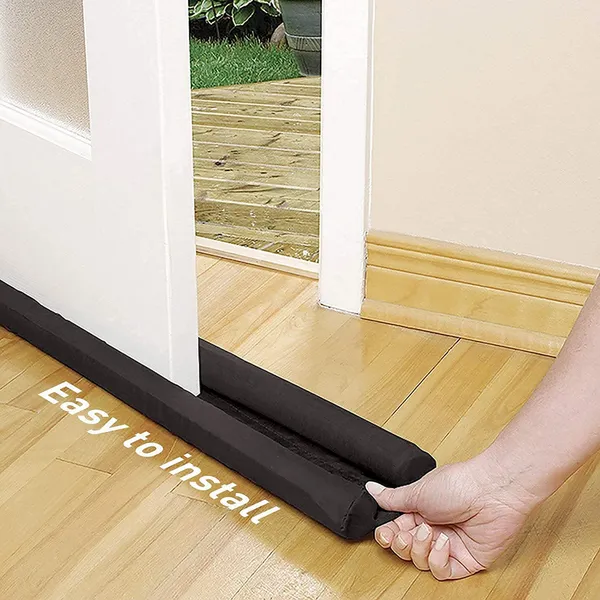 Stopper_Guard_|_Door_Seal_Under_Door_Insulator_For_Wind,_Dust,_Noise_&_Insects_(Black_&_Gray)