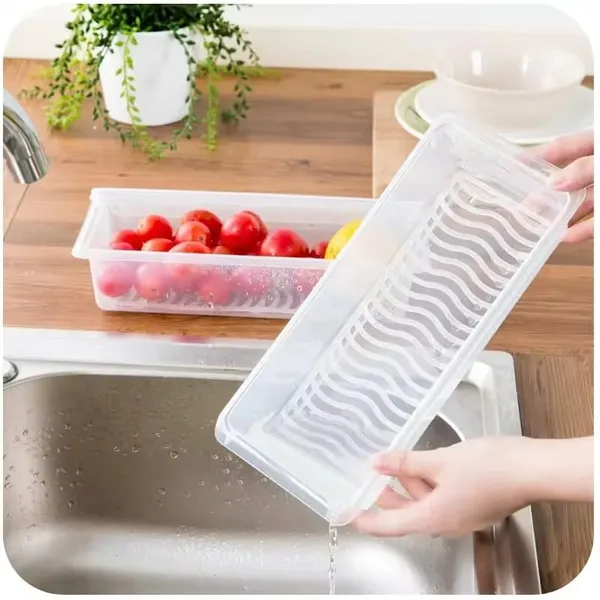 Multi-Purpose_Fridge_Organizer_Stackable_1500ml_Container_with_Lid_&_Removable_Drainer