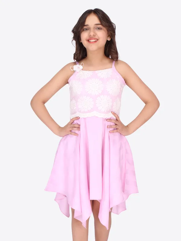 Cutecumber_Girls_Organza_&_Satin_Floral_Embroidered_Pink_Handkerchief_Dress._CC6165D-PINK-44