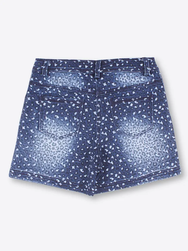 Cutecumber_Girls_Blue_Star_Heart_Print_Denim_Shorts_Button_Closure_�_4_Pocket_Sparkle_Pattern_Summer_Bottoms_with_Glitter_Effect,_Casual_Wear_for_Baby_Girls_Kids_Ages_1-15_Years_Cotton_Blend