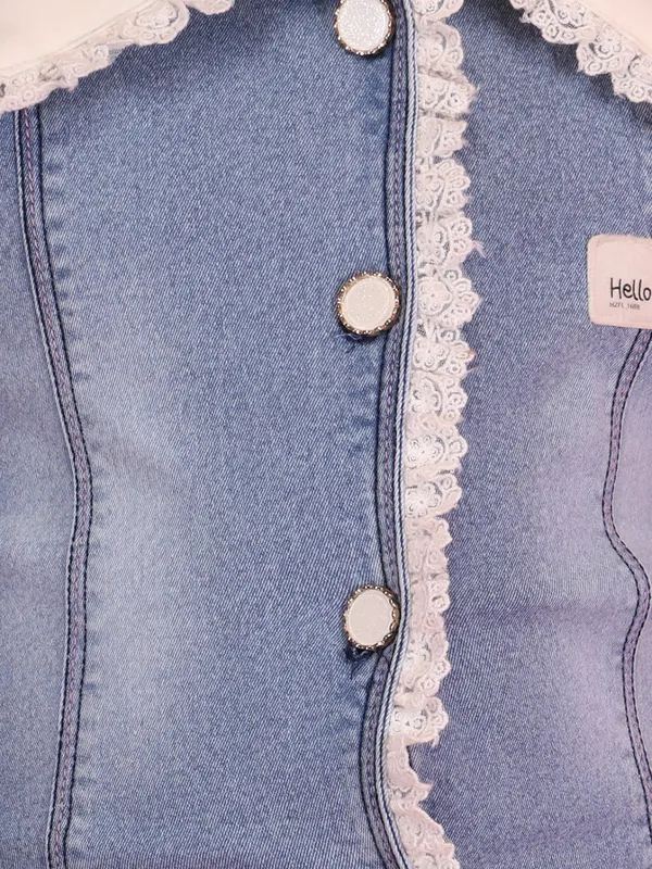 Cutecumber_Girls_Blue_Summer_Shift_Dress_Sleeveless_Shirt_Collar_Denim_Polyester_Button_Closure_Casual_Western_Dress_for_Baby_Girls_&_Kids_Age_1_to_15_Years