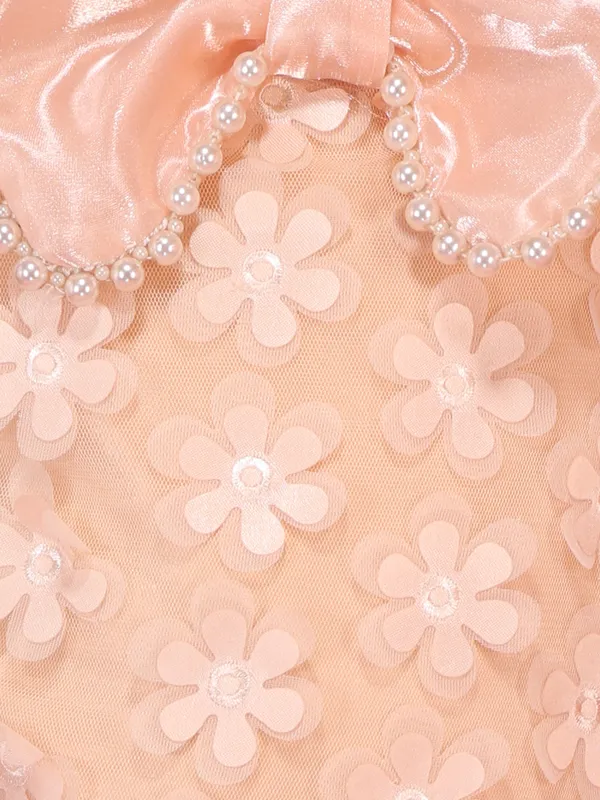 Cutecumber_Girls_Peach_Organza_Fit_&_Flare_Dress_with_Floral_Applique,_Bow_Detail,_Sleeveless_Straps,_Zip_Closure,_Trendy_Party_&_Casual_Outfit_Birthday_Dress_for_Baby_Girls_&_Kids_Age_1-15_Yrs