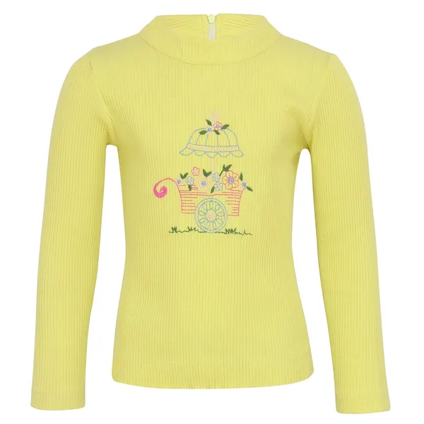 Cutecumber_Girls_Knit_Embroidered_Green_Top._CC4507A-GREEN