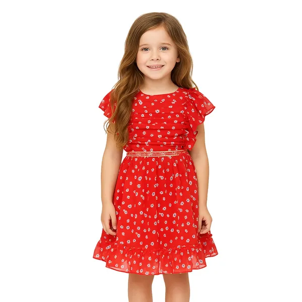 Cutecumber_Girls_Georgette_Floral_Printed_Fit_&_Flared_Red_Dress.CC7268D-RED-44