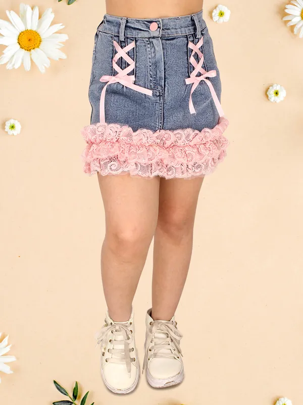 Blue_Denim_A-line_Skirt_For_Girls_|_Partywear_Embellished