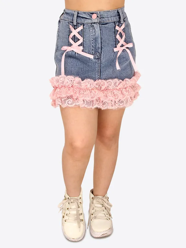 Blue_Denim_A-line_Skirt_For_Girls_|_Partywear_Embellished