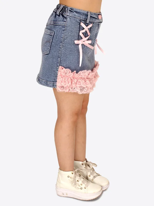 Blue_Denim_A-line_Skirt_For_Girls_|_Partywear_Embellished