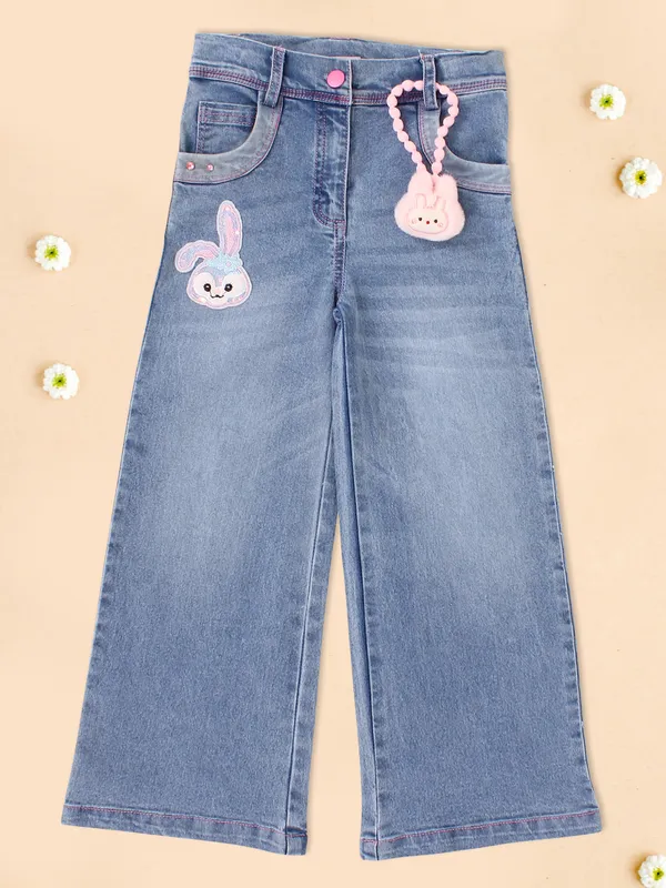 Cutecumber_Girls_Premium__Wide_Leg_Denim_Jeans