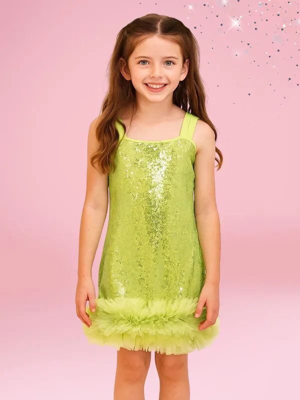 Green_Sequined_Embellished_Dress