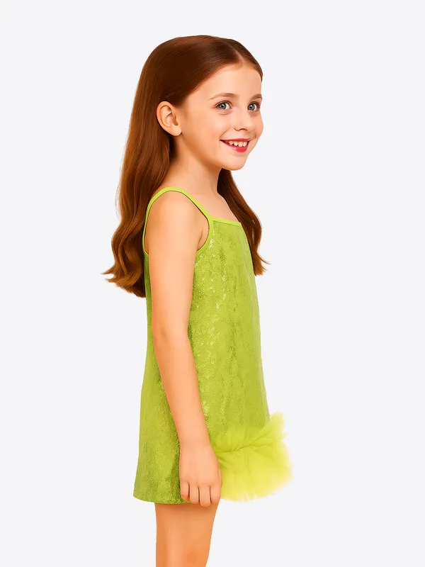 Green_Sequined_Embellished_Dress