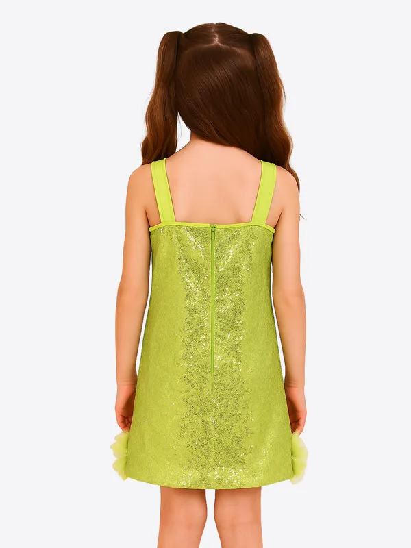 Green_Sequined_Embellished_Dress