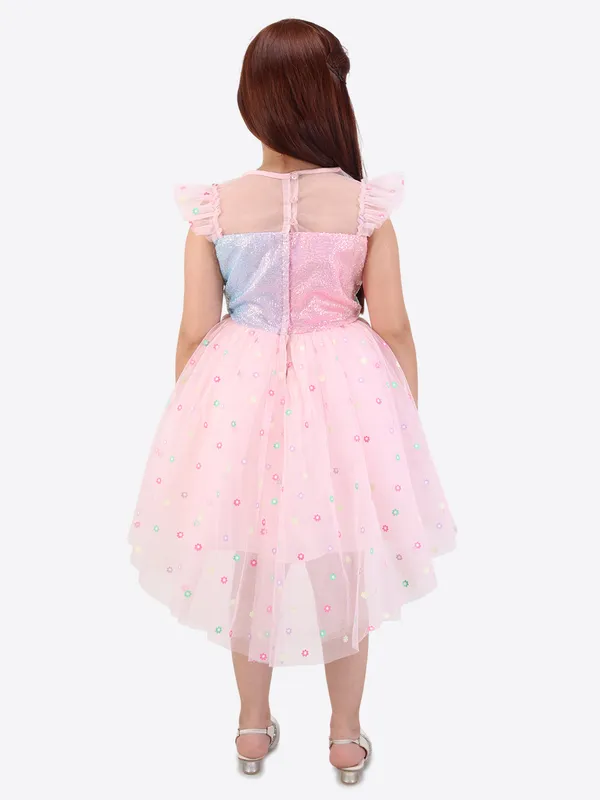 Pink_Embellished_Fit_&_Flare_Dress_for_Girls_with_Hairband