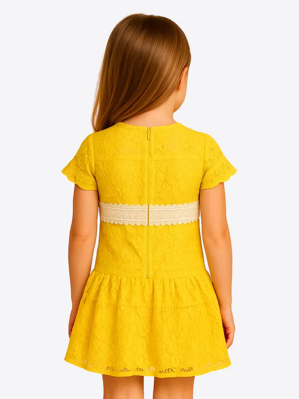 Girls'_Yellow_Lace_Fit_&_Flare_Dress_with_Bow