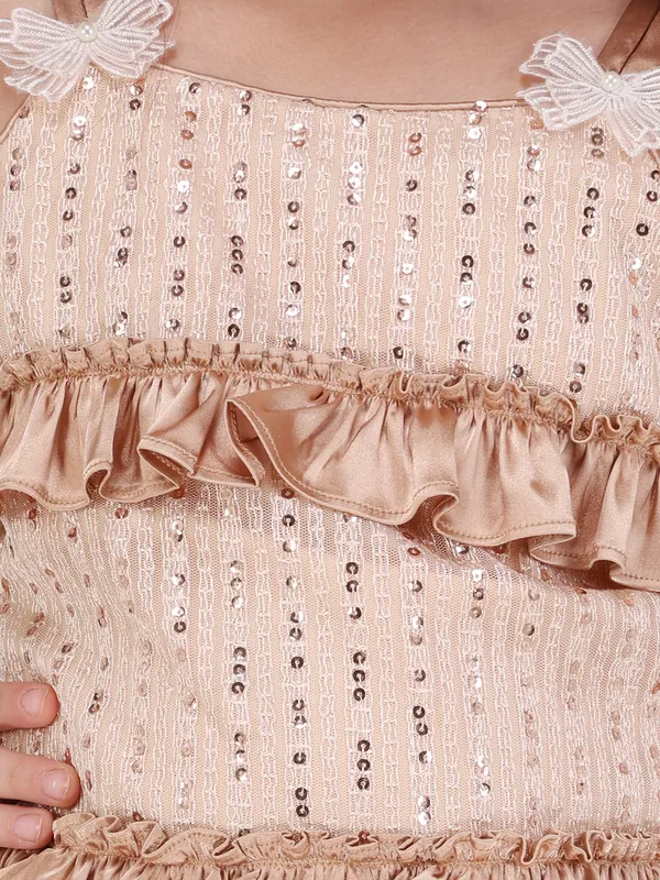 Beige_Sequin_Shift_Dress_for_Girls
