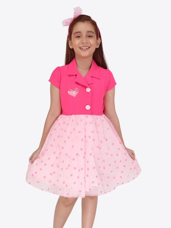 Fuchsia_Fit-and-Flare_Dress_for_Girls