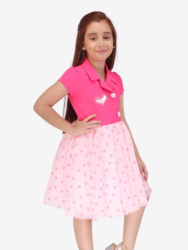 Fuchsia_Fit-and-Flare_Dress_for_Girls