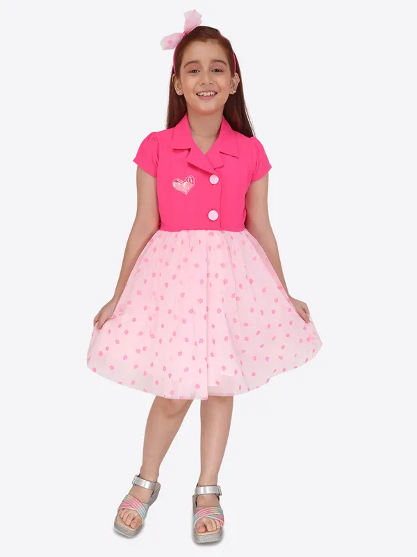 Fuchsia_Fit-and-Flare_Dress_for_Girls